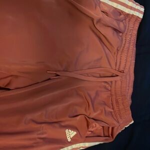Adidas warmup pants pink